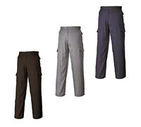 Portwest Hombre Cargo Combate Pantalones Action Elegante Trabajo Uniforme Multi