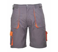 Portwest Pantalones cortos Texo Contrast Color Gris Tamaño L TX14GRRL