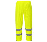 Portwest Pantalones De Alta Visibilidad Para Lluvia, Tamaño: XL, Color: Amarillo, H441YERXL