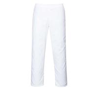 Portwest Pantalones De Panadero, Tamaño: XS, Color: Blanco, 2208WHRXS