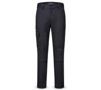 Portwest Pantalones de Trabajo Cargo Ajuste Slim Stretch 8 Bolsillos