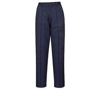 Portwest Pantalones Elásticos De Mujer, Tamaño: 4XL, Color: Marino, LW97NAR4XL