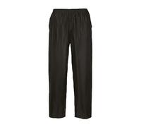 Portwest Pantalones Para Lluvia Classic, Tamaño: 4XL, Color: Negro, S441BKR4XL