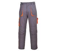 Portwest Pantalones Portwest Texo Contrast, Tamaño: L, Color: Gris Altos, TX11GRTL