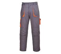 Portwest Pantalones Portwest Texo Contrast, Tamaño: L, Color: Gris, TX11GRRL