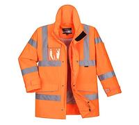 Portwest Parka Extreme, Tamaño: L, Color: Naranja, S590ORRL
