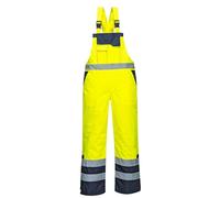 Portwest Peto Bicolor Contrast, Con Forro, Tamaño: 4XL, Color: Amarillo, S489YER4XL