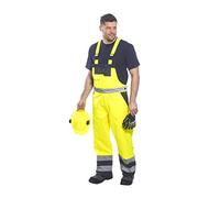 Portwest Peto Bicolor Contrast, Con Forro, Tamaño: XL, Color: Amarillo, S489YERXL
