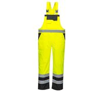 Portwest Peto Bicolor Contrast, Sin Forro, Tamaño: 4XL, Color: Amarillo/Negro, S488YBR4XL