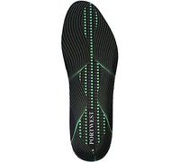 Portwest Plantilla Gel Cushion & Arch Support, Tamaño: S, Color: Negro/Verde, FC82BGNS