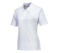 Portwest Polo De Señora Naples, Tamaño: XS, Color: Blanco, B209WHRXS