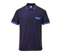 Portwest Polo Manga Corta Contraste Modelo Lavable a Máquina Ligero