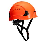 Portwest PS81 Height Endurance Pro C - Casco de Seguridad Tipo II para Escalada con Carcasa de ABS ventilada y protección de Espuma EPS, Naranja, Talla única