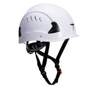Portwest PS81 Height Endurance Pro C - Casco de Seguridad Tipo II para Escalada con Carcasa de ABS ventilada y protección de Espuma EPS, Color Blanco, Talla única