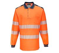Portwest PW3 Polo Manica Lunga Hi-Vis