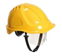 Portwest PW54 Endurance Plus Casco de Seguridad con Visera Amarillo