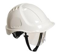 Portwest Casco de seguridad PW54 Endurance Plus con visera Blanco