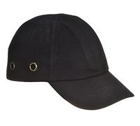 Portwest Casco PW59 de seguridad ligero y ajustable con visera negra