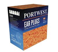 Portwest Recarga Del Dispensador De Tapones Auditivos (500 Pares), Color: Naranja, EP21ORR