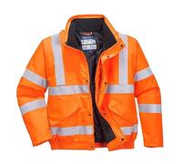 Portwest RT32 Chaqueta Bomber De Invierno Impermeable Reflectante De Alta Visibilidad Naranja, S
