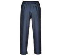 Portwest S251 Pantalón Sealtex Ocean Cintura Elástica Poliéster Impermeable | Azul marino, S, EN 343 Clase 4:1, Corte Estándar, Duradero, Tejido Exterior, Con Cremallera, Cuero Sintético