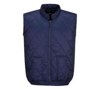 Portwest S412 Chaleco de Calor Glasgow Borde Elástico 3 Bolsillos Acolchado | Azul marino, M, Corte Estándar, Cuello Mao, Manga Corta, 35% Algodón, 65% Poliéster, Polialgodón, Tejido Exterior, Invierno