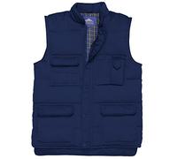 Portwest Chaleco térmico Shetland S414NARL con cremallera Marino Talla L