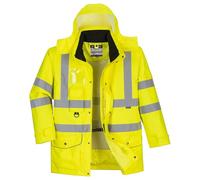 Portwest S427 Parka 7 en 1 Cuello con Forro de Polar Mangas Desmontables