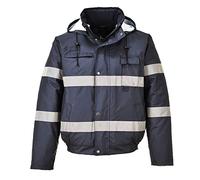 Portwest Cazadora Bomber Iona Lite, Tamaño: S, Color: Marino, S434NARS