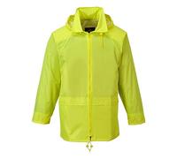 Portwest Chaqueta S440 Impermeable clásica ligera para hombre Amarilla 4XL