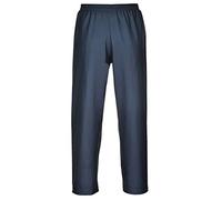Portwest S451 Pantalones Sealtex Impermeable con Costuras Soldadas Ligero | Azul marino, 4XL, EN 343 Clase 4:1, UPF 50+, Corte Estándar, Unisex, 100% Poliéster, Cintura Elástica, Dobladillo Ajustable
