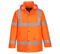 Portwest S460 Chaqueta De Tráfico De Invierno Impermeable Cómoda De Alta Visibilidad Naranja, M