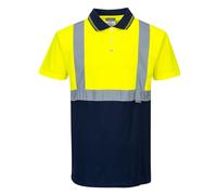 Portwest S479 Dos Tonos Alta Visibilidad Comodidad Seguridad Polo Ropa Trabajo