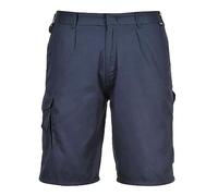 Portwest Pantalones cortos de trabajo S790 – Rendimiento y comodidad – Azul marino L
