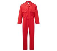 Portwest S999 Mono De Trabajo De Polialgodón Euro Workwear Para Hombre Rojo, L