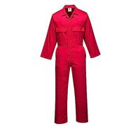 Portwest S999 Mono De Trabajo De Polialgodón Euro Workwear Para Hombre Rojo, XL