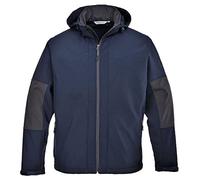Portwest Softshell Con Capucha (3 Capas), Tamaño: XXL, Color: Marino, TK53NARXXL