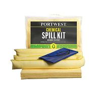 Portwest Spill Chemical Kit 20L (Pk6) - Color: Yellow
