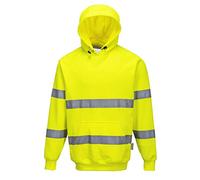 Portwest Sudadera De Alta Visibilidad Con Capucha , Tamaño: 4XL, Color: Amarillo, B304YER4XL