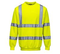 Portwest Sudadera De Alta Visibilidad, Tamaño: S, Color: Amarillo, B303YERS