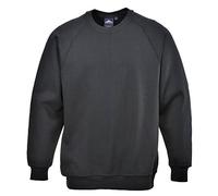 Portwest Sudadera Roma, Tamaño: XXXL, Color: Negro, B300BKRXXXL