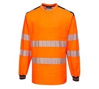 Portwest T185 Camiseta Aberturas Laterales de Ventilación Cuello Redondo