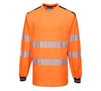 Portwest T185 Camiseta Aberturas Laterales de Ventilación Cuello Redondo