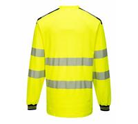 Portwest T185 Ropa de Trabajo Alta Visibilidad Reflectante Largo Sleevet-Shirt