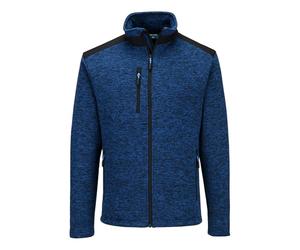 Portwest T830 KX3 Chaqueta de Forro 2 Bolsillos Laterales con Cremallera | Persian Blue, 2XL, UPF 40+, Cuello Mao, Corte Estándar, Manga Larga, 94% Poliéster, Interior Cepillado, Duradero, 6% Elastano