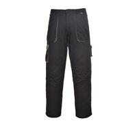 Portwest TX11 Texo Contraste Pantalones de Trabajo Cintura Elastica Rodillera