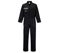 Portwest Buzo Texo Contrast Bicolor Tamaño L Negro TX15BKRL