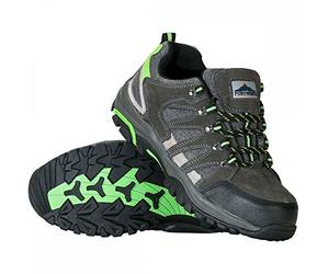 Portwest Zapato Deportivo Steelite Loire S1P Hro, Tamaño: 43, Color: Gris, FW36GRR43