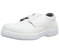 Portwest Zapato Steelite Laced S2, Tamaño: 46, Color: Blanco, FW80WHR46