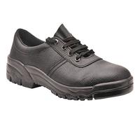 Portwest Zapato Steelite Protector S1P, Tamaño: 45, Color: Negro, FW14BKR45
